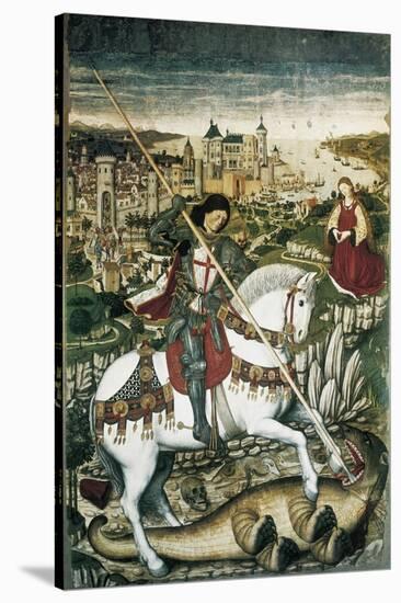 Altarpiece of Saint George-Pedro Nisart-Stretched Canvas