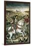 Altarpiece of Saint George-Pedro Nisart-Framed Art Print