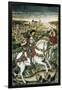 Altarpiece of Saint George-Pedro Nisart-Framed Art Print