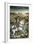 Altarpiece of Saint George-Pedro Nisart-Framed Art Print