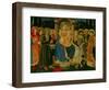 Altarpiece of Saint Jerome: Madonna and Child Enthroned with Saints-Zanobi Di Benedetto Strozzi-Framed Art Print