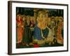 Altarpiece of Saint Jerome: Madonna and Child Enthroned with Saints-Zanobi Di Benedetto Strozzi-Framed Art Print
