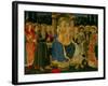 Altarpiece of Saint Jerome: Madonna and Child Enthroned with Saints-Zanobi Di Benedetto Strozzi-Framed Art Print