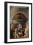 Altarpiece of Saint Job: Virgin and Child with Six Saints and Musicians Angels (Tempera on Panel, C-Giovanni Bellini-Framed Giclee Print