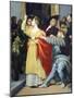 Altarpiece of Saint Lucia or Saint Lucia before the Judge, 1532-Lorenzo Lotto-Mounted Giclee Print