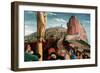 Altarpiece of San Zeno: Crucifixion. Detail. 1459-1460 (Tempera on Canvas)-Andrea Mantegna-Framed Giclee Print