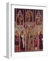 Altarpiece of St. Anthony-Ludovico Brea-Framed Giclee Print