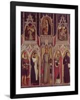 Altarpiece of St. Anthony-Ludovico Brea-Framed Giclee Print