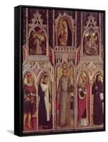 Altarpiece of St. Anthony-Ludovico Brea-Framed Stretched Canvas