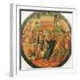 Altarpiece of St Maurelio, Scene Condemnation of St Mauritius, Ca 1480-Cosme Tura-Framed Giclee Print