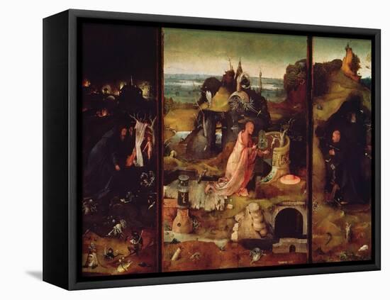 Altarpiece of the Hermits-Hieronymus Bosch-Framed Stretched Canvas