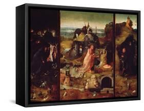 Altarpiece of the Hermits-Hieronymus Bosch-Framed Stretched Canvas
