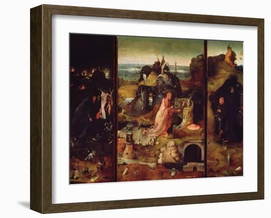 Altarpiece of the Hermits-Hieronymus Bosch-Framed Giclee Print
