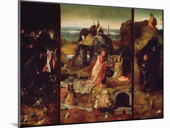 Altarpiece of the Hermits-Hieronymus Bosch-Mounted Giclee Print