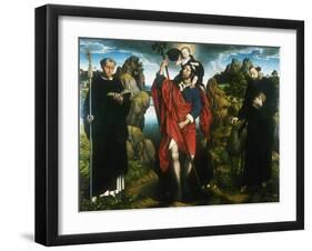 Altarpiece of the Moreel Chantry, 1484-Hans Memling-Framed Giclee Print