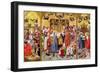 Altarpiece of the Seven Joys of the Virgin, of the Adoration of the Magi-Master of the Holy Family-Framed Giclee Print