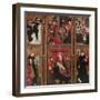 Altarpiece of the Virgin, Saint Augustine and Saint Nicholas of Tolentino, 1462-Antoine de Lonhy-Framed Giclee Print