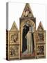 Altarpiece Showing St Dominic and Stories of His Life-Francesco Traini-Stretched Canvas