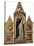 Altarpiece Showing St Dominic and Stories of His Life-Francesco Traini-Stretched Canvas