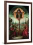 Altarpiece: the Trinity, the Virgin, Saint John and Donors, C. 1480-Jacopo Del Sellaio-Framed Giclee Print