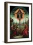 Altarpiece: the Trinity, the Virgin, Saint John and Donors, C. 1480-Jacopo Del Sellaio-Framed Giclee Print