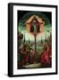 Altarpiece: the Trinity, the Virgin, Saint John and Donors, C. 1480-Jacopo Del Sellaio-Framed Giclee Print