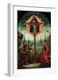 Altarpiece: the Trinity, the Virgin, Saint John and Donors, C. 1480-Jacopo Del Sellaio-Framed Giclee Print