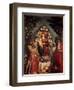 Altarpiece Trivulzio: the Holy Conversation. the Virgin and Christ, Surrounded by St.John the Bapti-Andrea Mantegna-Framed Giclee Print