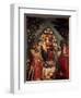 Altarpiece Trivulzio: the Holy Conversation. the Virgin and Christ, Surrounded by St.John the Bapti-Andrea Mantegna-Framed Giclee Print