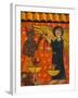 Altarpiece with Angel and Devil-Master of Soriguerola-Framed Giclee Print