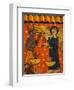 Altarpiece with Angel and Devil-Master of Soriguerola-Framed Giclee Print