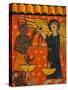 Altarpiece with Angel and Devil-Master of Soriguerola-Stretched Canvas