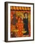 Altarpiece with Angel and Devil-Master of Soriguerola-Framed Giclee Print