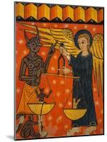 Altarpiece with Angel and Devil-Master of Soriguerola-Mounted Giclee Print