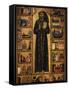 Altarpiece with Life of Saint Francis of Assisi-Tuscan School-Framed Stretched Canvas