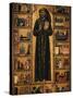 Altarpiece with Life of Saint Francis of Assisi-Tuscan School-Stretched Canvas