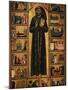 Altarpiece with Life of Saint Francis of Assisi-Tuscan School-Mounted Photographic Print