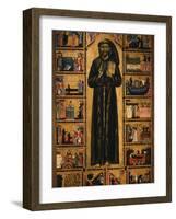 Altarpiece with Life of Saint Francis of Assisi-Tuscan School-Framed Photographic Print