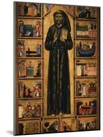 Altarpiece with Life of Saint Francis of Assisi-Tuscan School-Mounted Photographic Print
