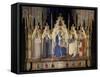 Altarpiece with Madonna and Saints, 14th Century-null-Framed Stretched Canvas