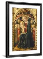 Altarpiece with Madonna with Child-null-Framed Giclee Print