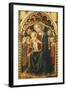 Altarpiece with Madonna with Child-null-Framed Giclee Print