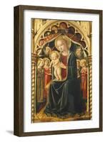 Altarpiece with Madonna with Child-null-Framed Giclee Print