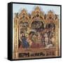 Altarpiece with the Adoration of the Magi-Gentile di Niccol (Fabriano)-Framed Stretched Canvas