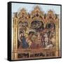 Altarpiece with the Adoration of the Magi-Gentile di Niccol (Fabriano)-Framed Stretched Canvas
