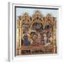 Altarpiece with the Adoration of the Magi-Gentile di Niccol (Fabriano)-Framed Giclee Print