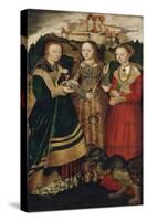 Altarpiece with the Martyrdom of Saint Catharine, Right Wing-Lucas Cranach the Elder-Stretched Canvas