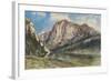 Altaussee Lake and Face of Mount Trissel, 1859-Rudolf von Alt-Framed Giclee Print