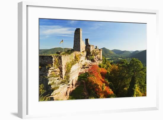 Altdahn Castle, Dahn, Palatinate Forest, Rhineland-Palatinate, Germany, Europe-Jochen Schlenker-Framed Photographic Print
