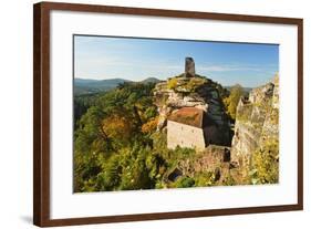 Altdahn Castle, Dahn, Palatinate Forest, Rhineland-Palatinate, Germany, Europe-Jochen Schlenker-Framed Photographic Print